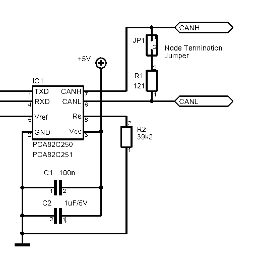 схема адаптера can шины